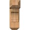 Ekena Millwork Merced Craftsman Smooth Bracket w/ Offset Brace, Western Red Cedar, 7 1/2"W x 18"D x 22"H BKT0806X18X22MRC04SWR - alternate 3
